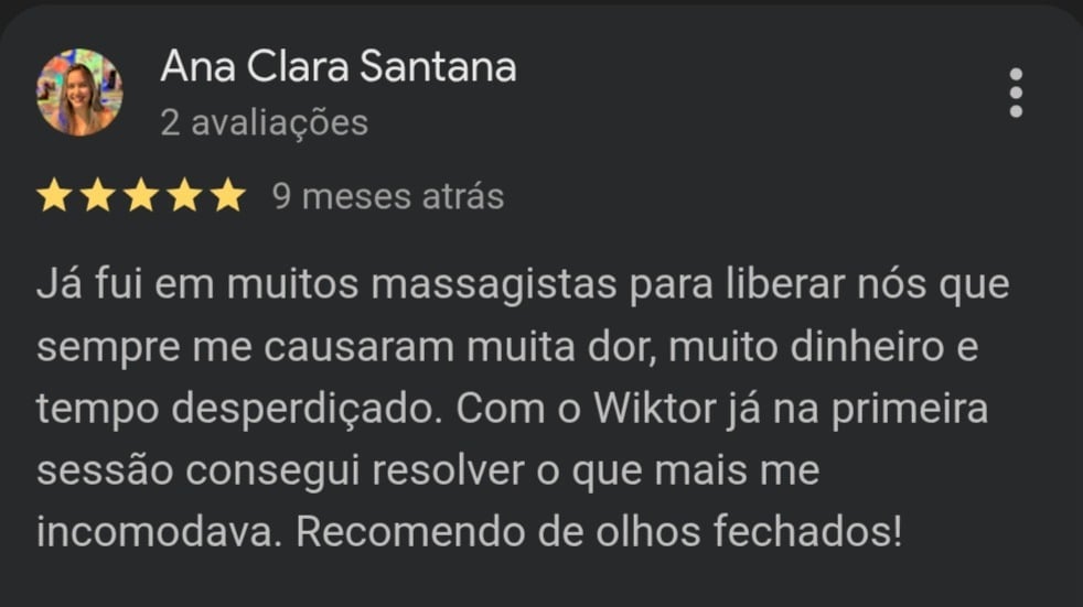 Avaliação Google