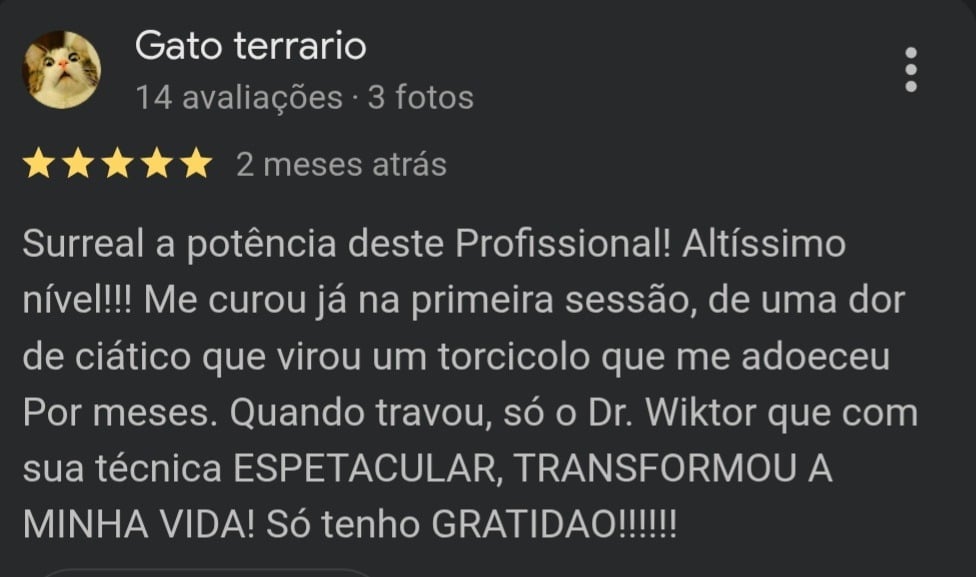 Avaliação Google